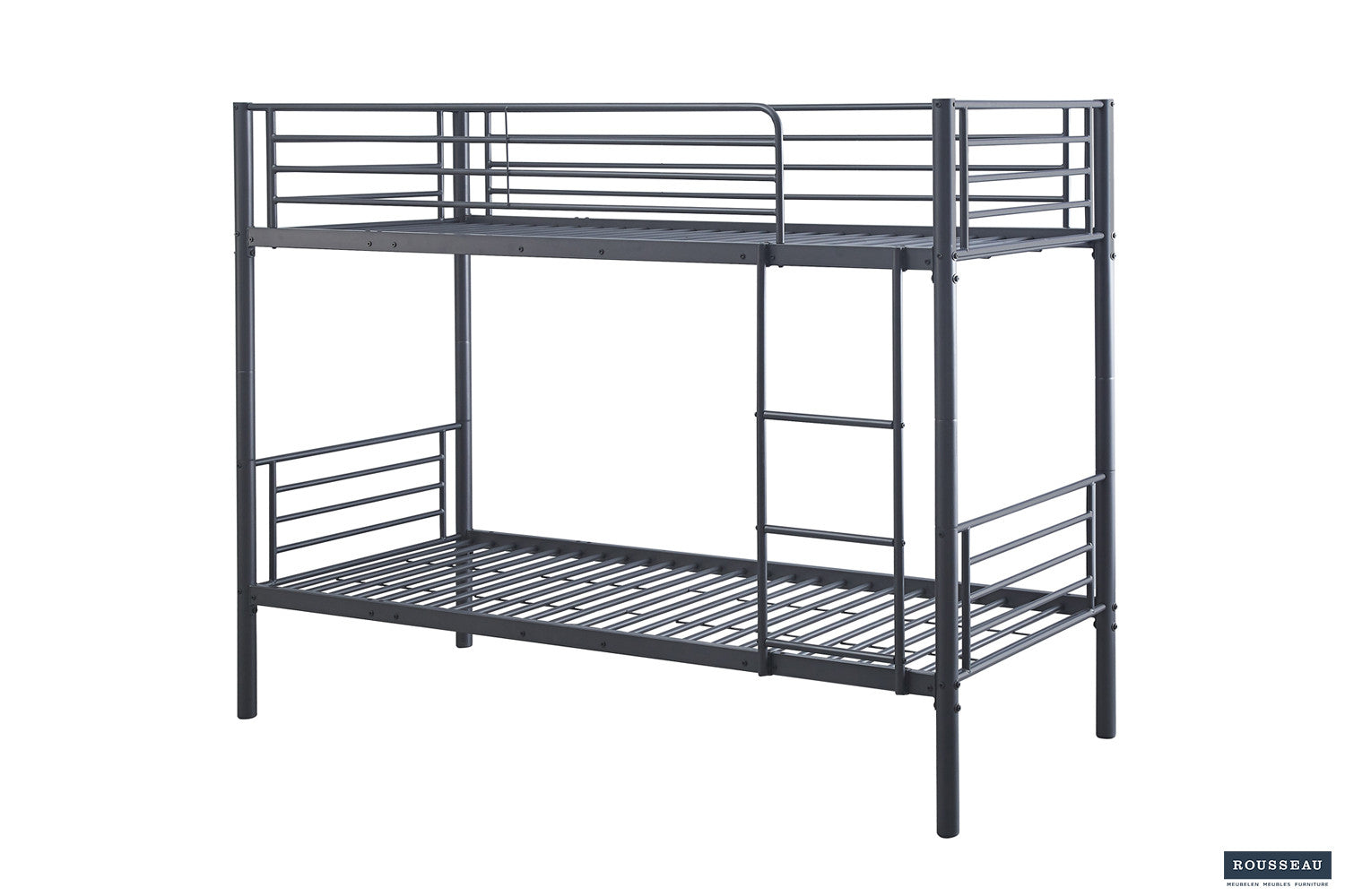 Bunk bed 'Sammy' 90x200 Splittable Metal Dark Gray