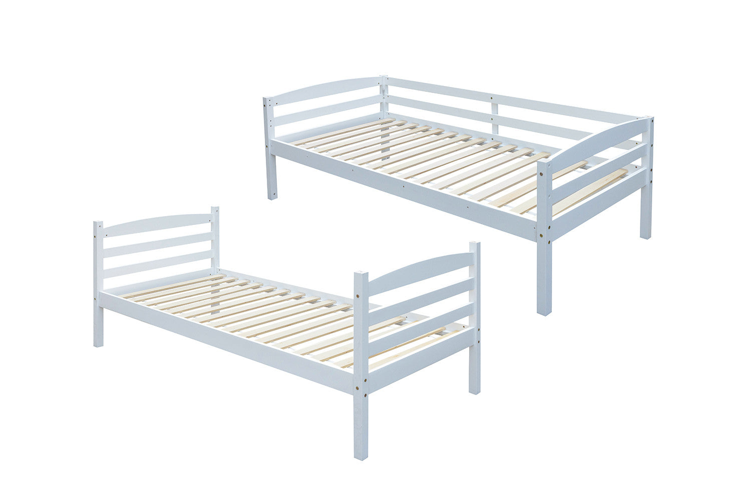Bunk bed 'Roy' 90x200 Splittable White