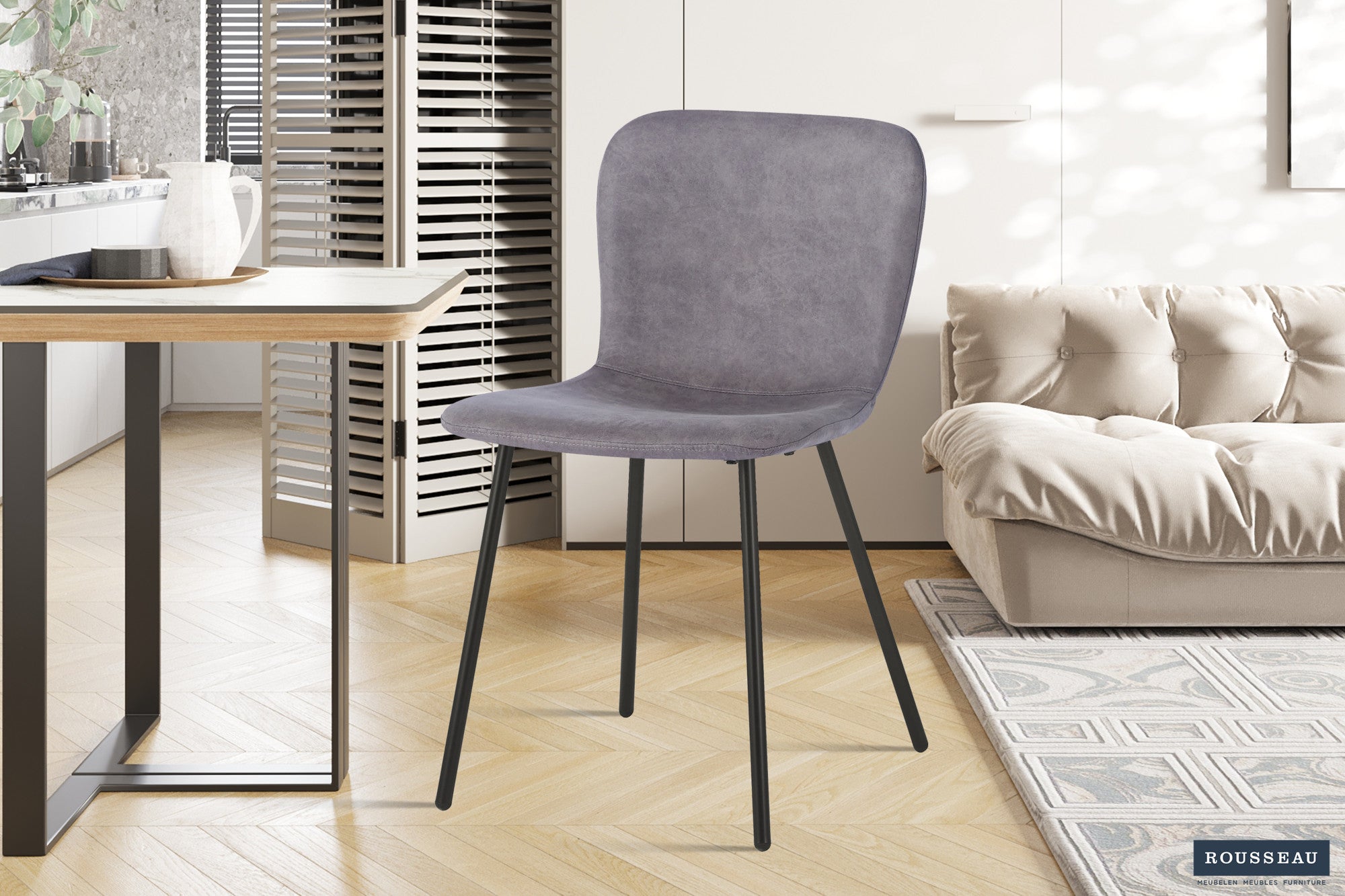 SALE - Chair 'Susan' PU Taupe