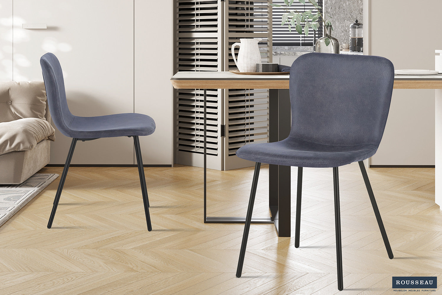 SALE - Chair 'Susan' PU Dark Gray