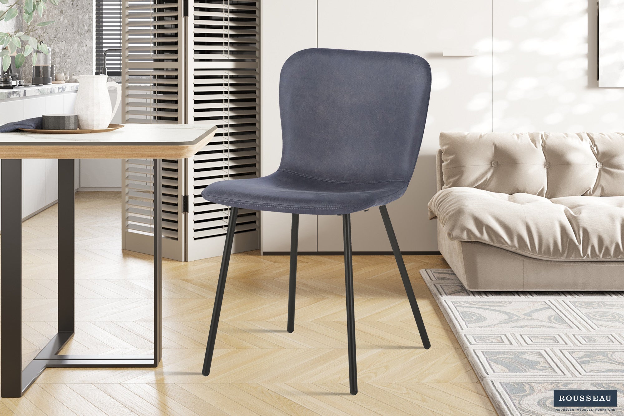 SALE - Chair 'Susan' PU Dark Gray