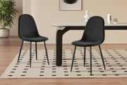 Chair 'Boy' Velvet Black