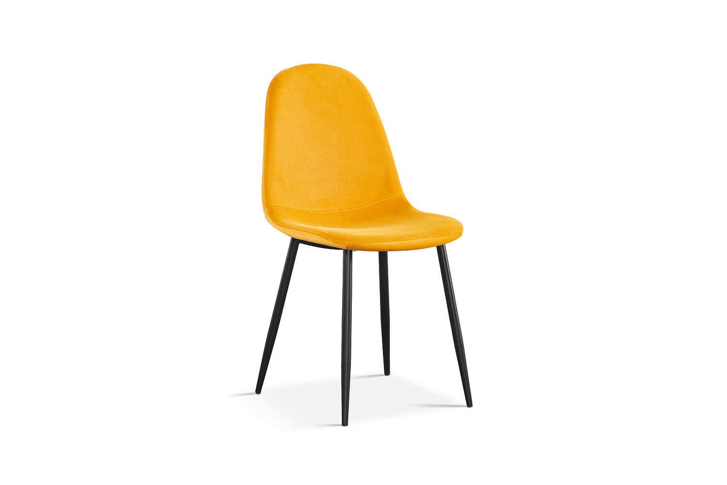 Chair 'Boy' Velvet Yellow