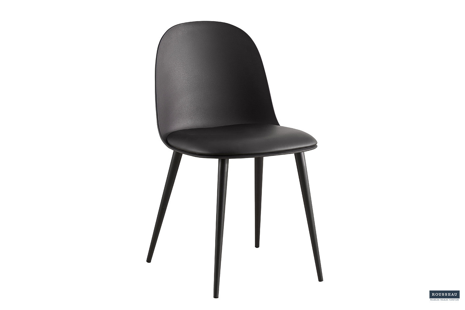 Chair 'Jasmin' Seat PP cushion PU Black
