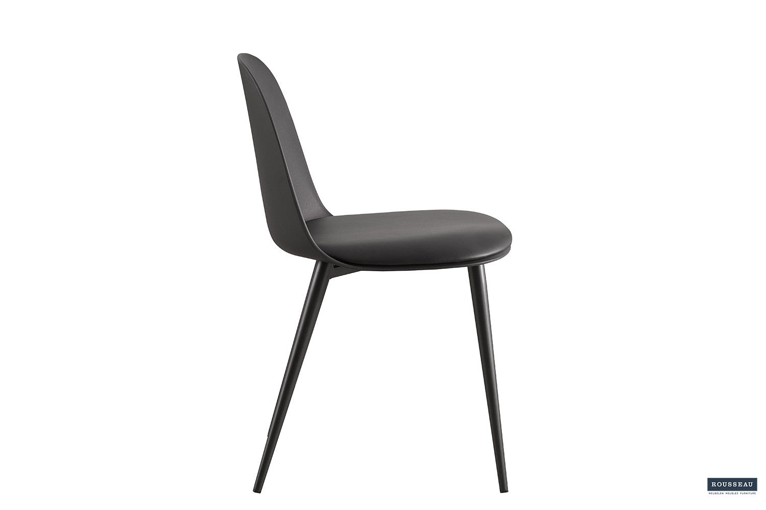 Chair 'Jasmin' Seat PP cushion PU Black