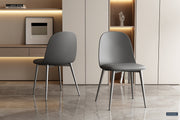 Chair 'Jasmin' Seat PP cushion PU Gray