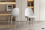 Chair 'Jasmin' Seat PP cushion PU White