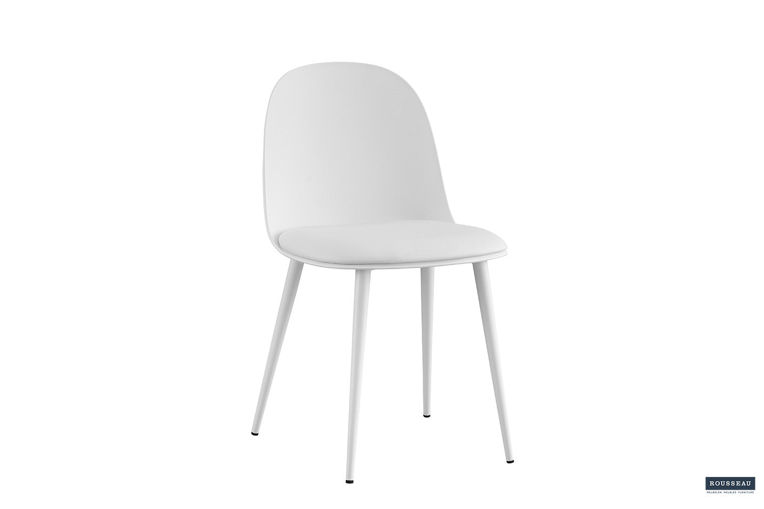 Chair 'Jasmin' Seat PP cushion PU White