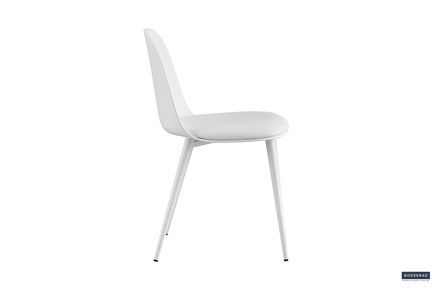 Chair 'Jasmin' Seat PP cushion PU White