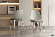 Chair 'Jasmin' Seat PP cushion PU Gray-green