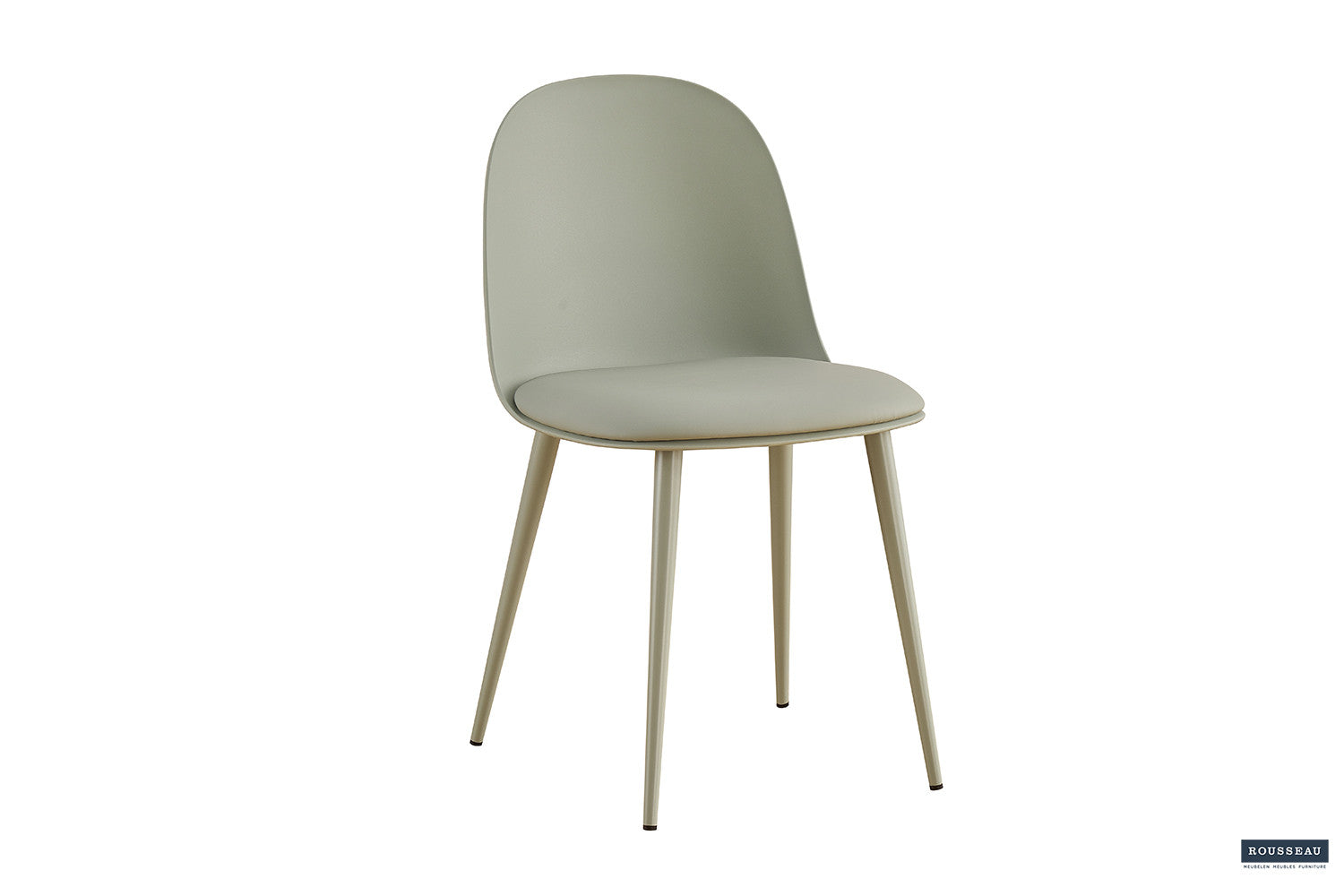 Chair 'Jasmin' Seat PP cushion PU Gray-green