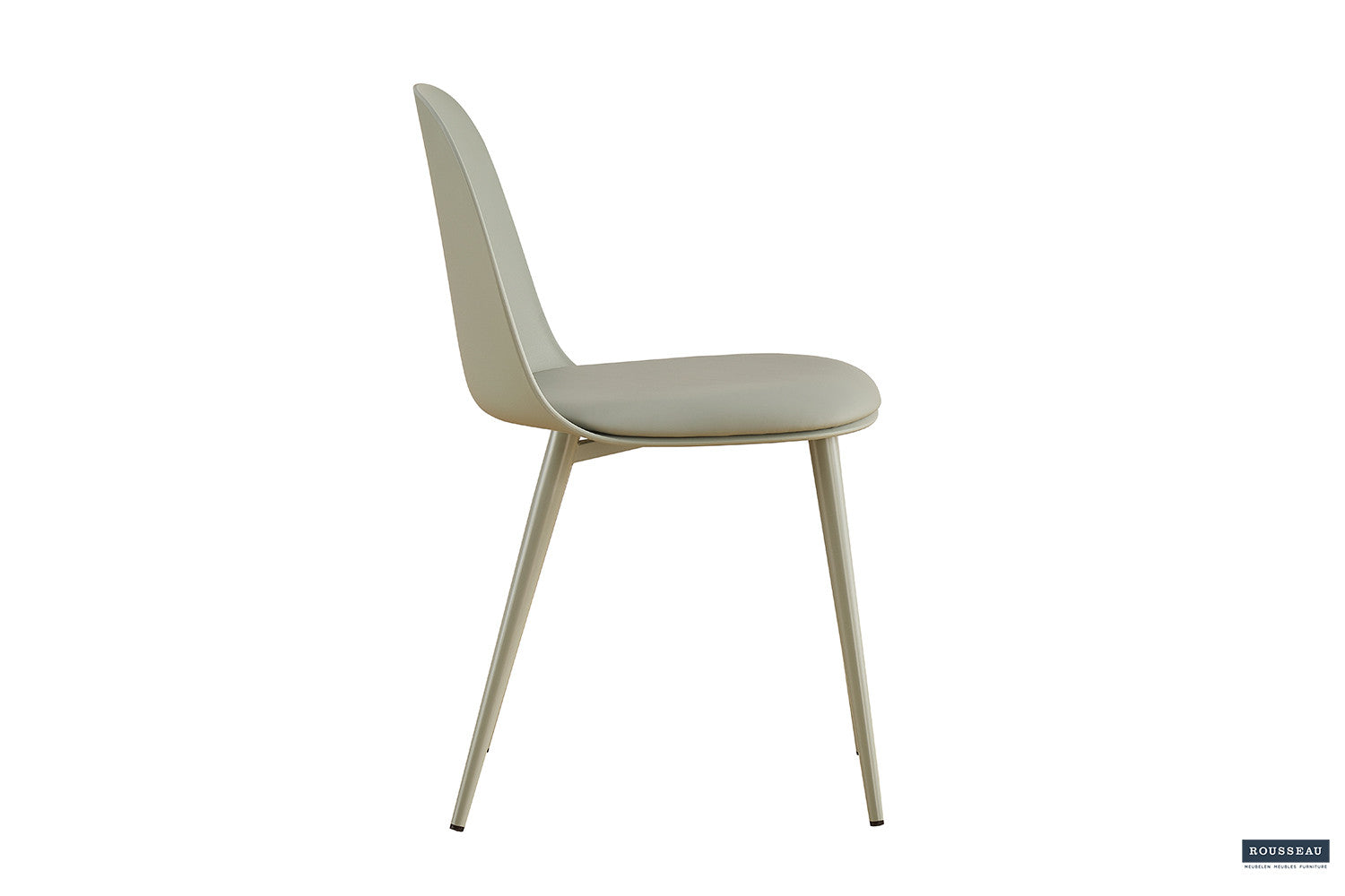 Chair 'Jasmin' Seat PP cushion PU Gray-green