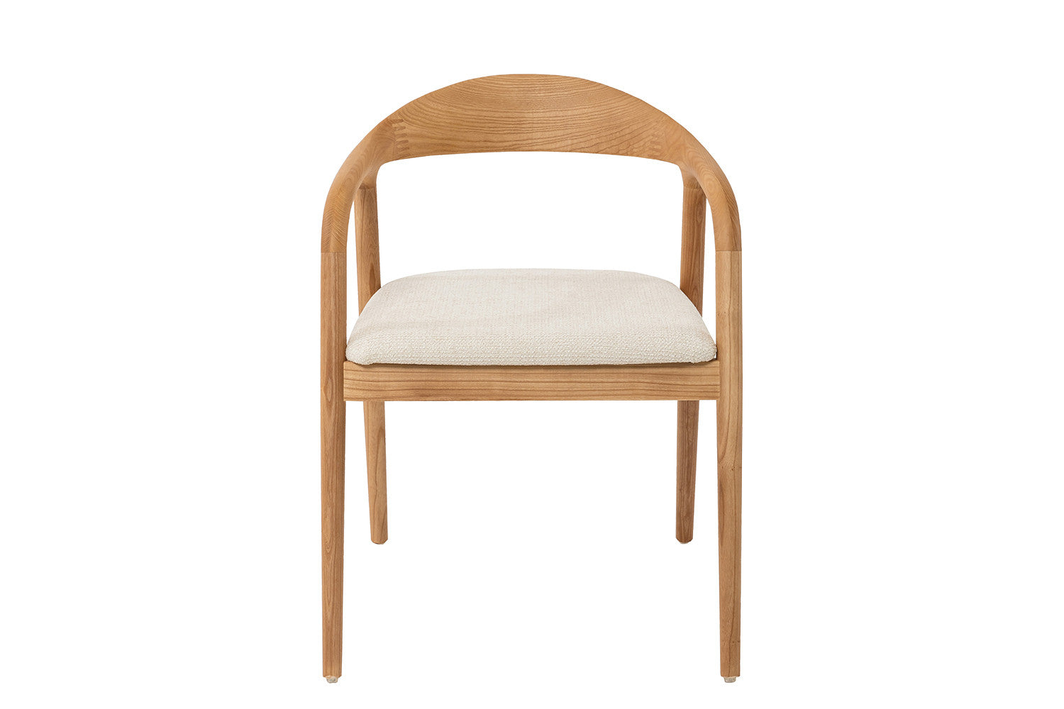 NEW - Chair 'Claire' Ash Wood Natural Fabric Ote Milan 103 Beige
