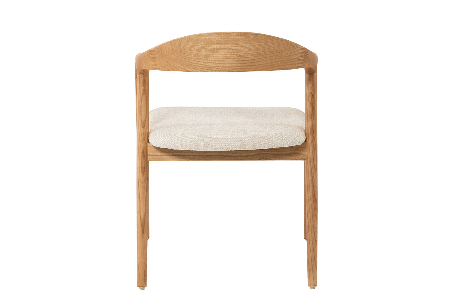 NEW - Chair 'Claire' Ash Wood Natural Fabric Ote Milan 103 Beige