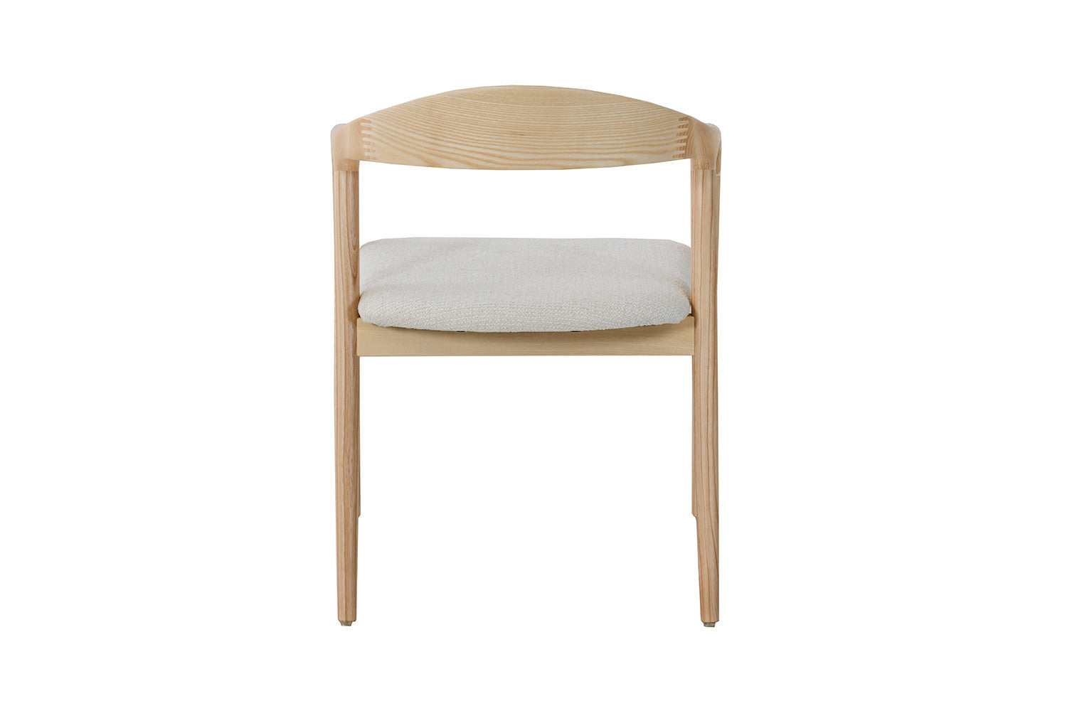 NEW - Chair 'Claire' Ash Wood Natural Fabric Ote Milan 103 Beige