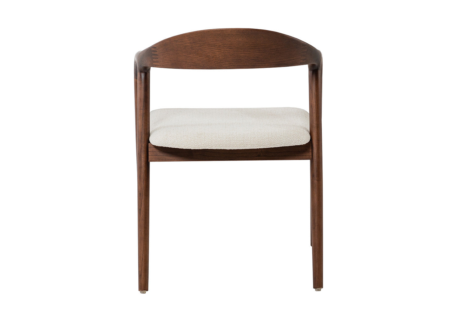 NEW - Chair 'Claire' Ash Wood Walnut Fabric Ote Milan 103 Beige