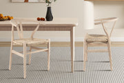NEW - Chair 'Bart' Elm Wood with woven seat