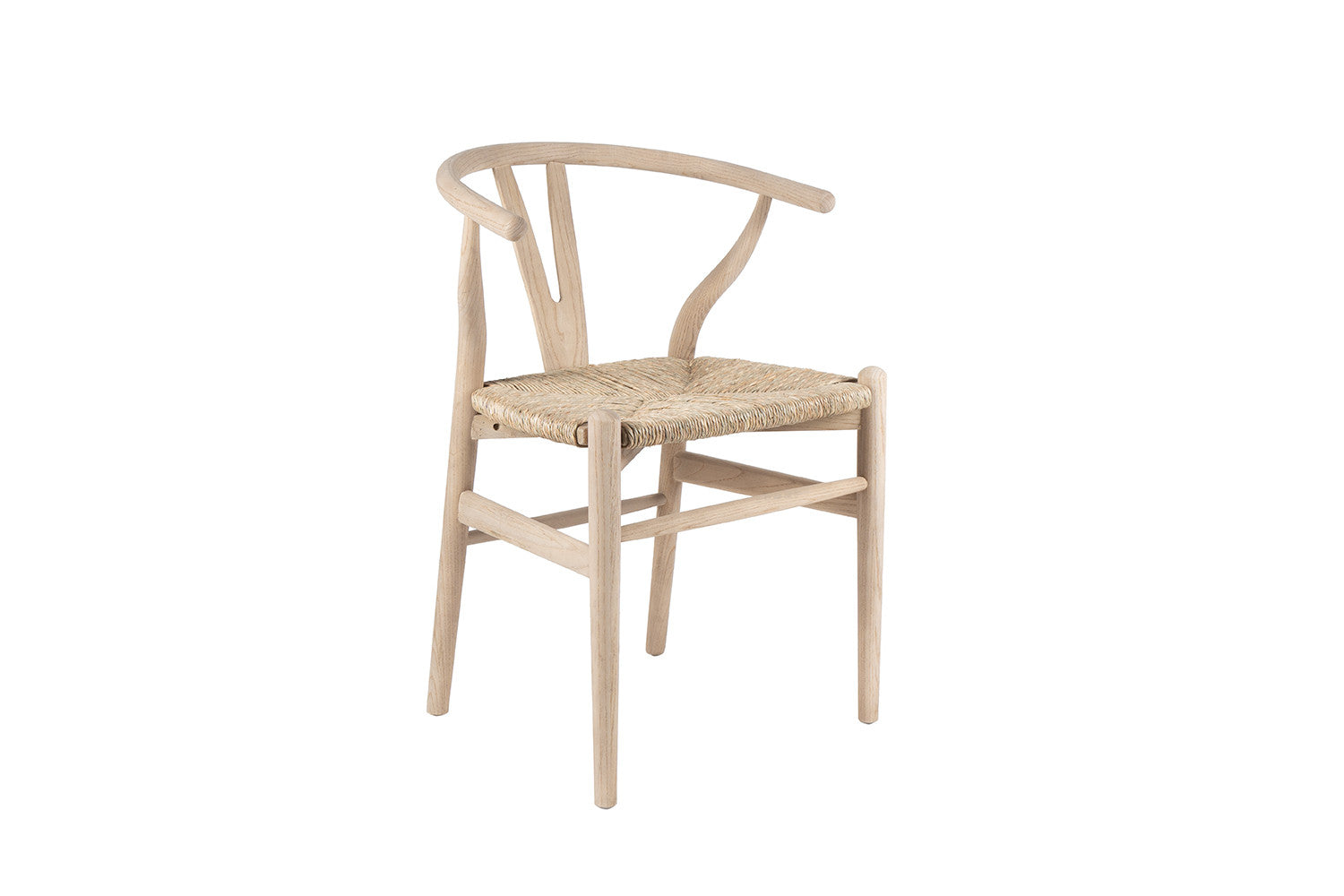 NEW - Chair 'Bart' Elm Wood with woven seat