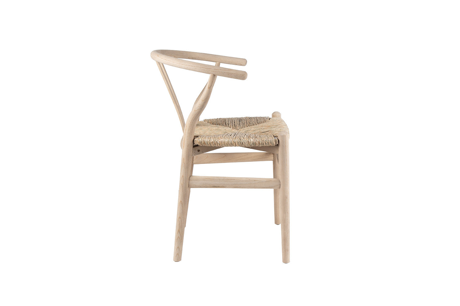 NEW - Chair 'Bart' Elm Wood with woven seat