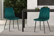 Chair 'Willis' Velvet Green